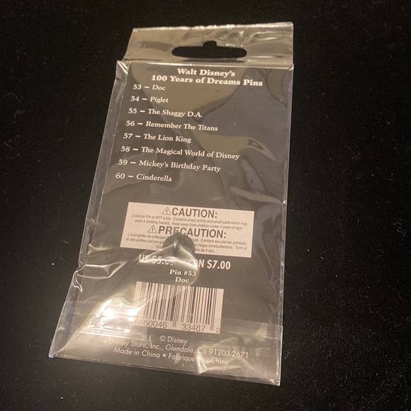 Vintage Disney store 100 years of dreams doc pin - Picture 4 of 4